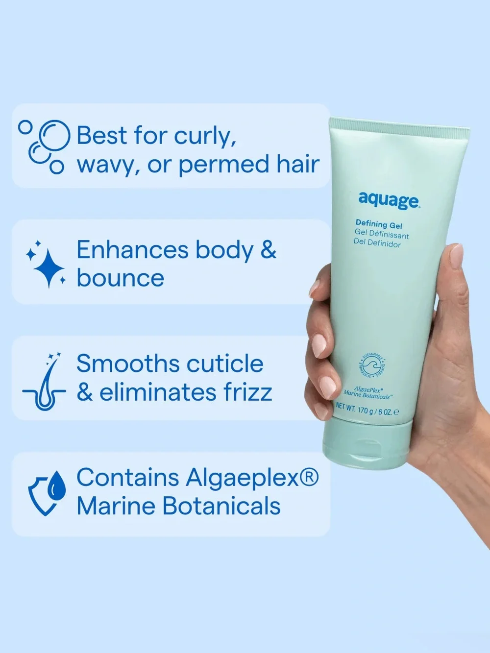 Aquage Curl Defining Styling Gel - Picture 2 of 6